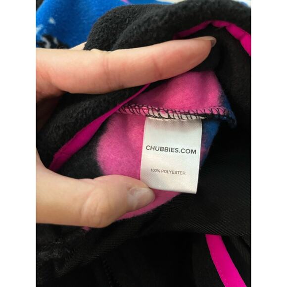 Chubbies Multicolor The Retro Splash Low Pile Hoodie Women's Sweater Size M - Picture 4 of 6